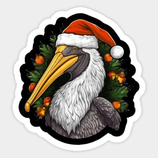 Pelican Christmas Sticker